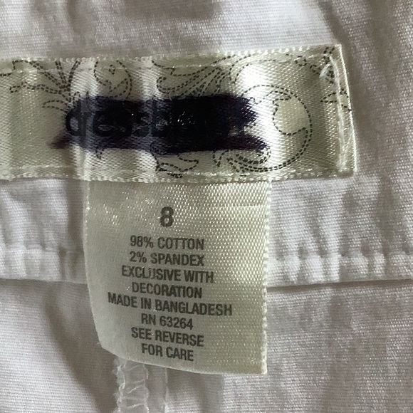 Dress Barn WhiteCargo Skort Size 8 - Picture 5 of 5